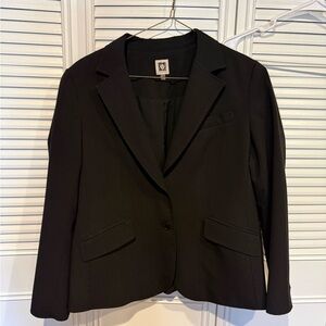 Anne Klein Elegant Black Suit Jacket